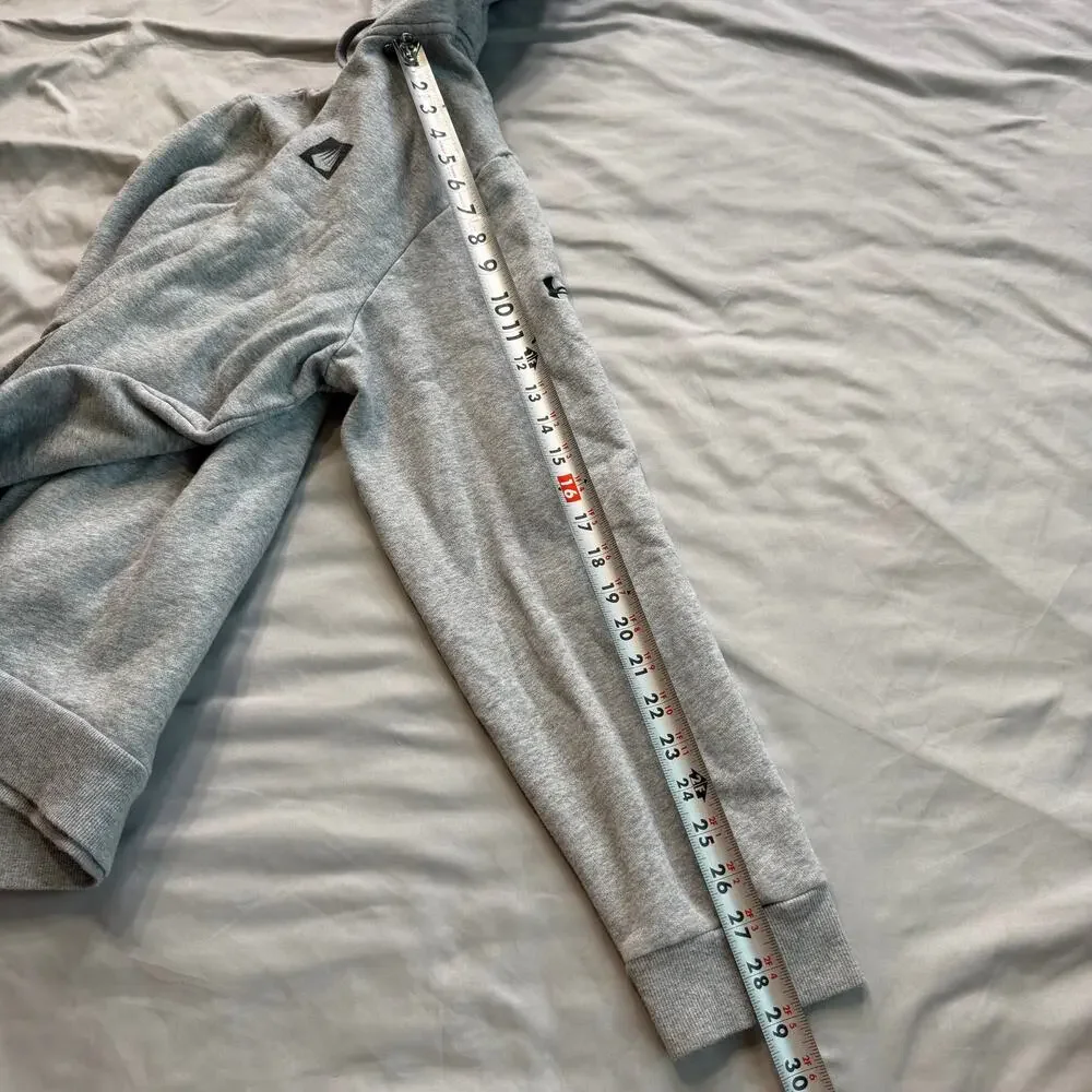 Under Armour IMG Academy Full Zip Hoodie Men's Large Gray Fleece Sweatshirt